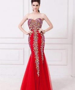 Angela & Alison - 41008C Bedazzled Sweetheart Mermaid Dress 21 Angela & Alison - 41008C Bedazzled Sweetheart Mermaid Dress