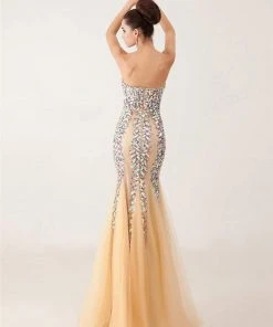 Angela & Alison - 41008C Bedazzled Sweetheart Mermaid Dress 17 Angela & Alison - 41008C Bedazzled Sweetheart Mermaid Dress