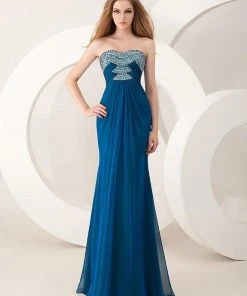 Formal Gowns Angela & Alison - 41026 Strapless Interweaved A-Line Long Gown 14 Formal Gowns Angela & Alison - 41026 Strapless Interweaved A-Line Long Gown