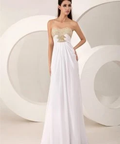 Formal Gowns Angela & Alison - 41026 Strapless Interweaved A-Line Long Gown 16 Formal Gowns Angela & Alison - 41026 Strapless Interweaved A-Line Long Gown