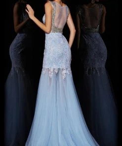 Formal Gowns Angela & Alison - 51018 Sequined Sweetheart Trumpet Dress 7 Formal Gowns Angela & Alison - 51018 Sequined Sweetheart Trumpet Dress