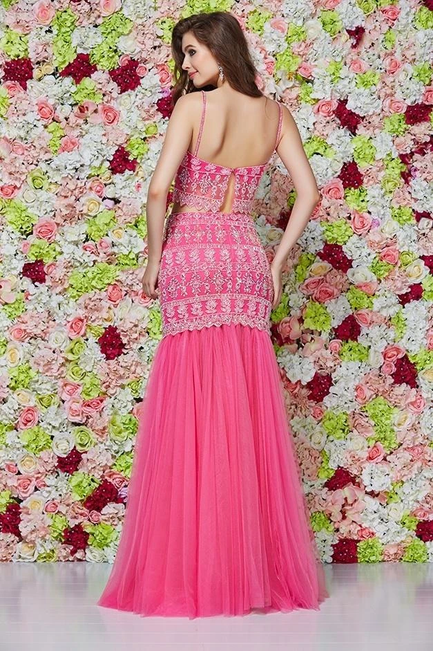 Angela & Alison - 61003 Two Piece Bejeweled Trumpet Dress 5 Angela & Alison - 61003 Two Piece Bejeweled Trumpet Dress