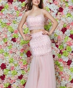 Angela & Alison - 61003 Two Piece Bejeweled Trumpet Dress 10 Angela & Alison - 61003 Two Piece Bejeweled Trumpet Dress