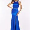 Angela & Alison - 61084 Crystal Accented Halter Trumpet Dress Formal Gowns 1 Angela & Alison - 61084 Crystal Accented Halter Trumpet Dress Formal Gowns