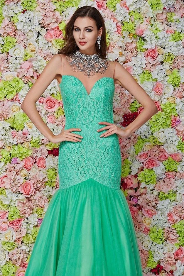 Angela & Alison - 61107 Embellished High Neck Floral Mermaid Gown 7 Angela & Alison - 61107 Embellished High Neck Floral Mermaid Gown