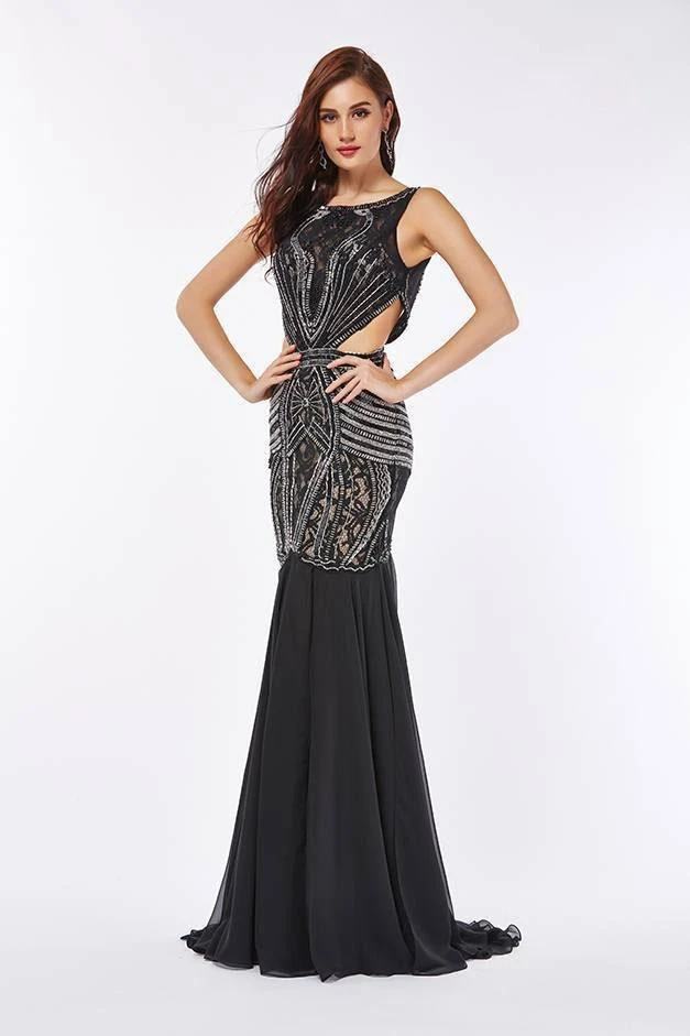 Angela & Alison - 61159 Lace Bodice Cutout Trumpet Gown Formal Gowns 4 Angela & Alison - 61159 Lace Bodice Cutout Trumpet Gown Formal Gowns