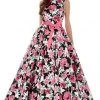 Angela & Alison - 62046 Sleeveless Bateau Neck Floral Ballgown - 1 Pc Black/Floral In Size 8 Available 1 Angela & Alison - 62046 Sleeveless Bateau Neck Floral Ballgown - 1 Pc Black/Floral In Size 8 Available