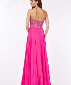 Angela & Alison - 661144 Strapless Ruched Evening Gown Formal Gowns 11 Angela & Alison - 661144 Strapless Ruched Evening Gown Formal Gowns