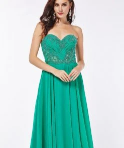 Angela & Alison - 661144 Strapless Ruched Evening Gown Formal Gowns 9 Angela & Alison - 661144 Strapless Ruched Evening Gown Formal Gowns