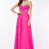 Angela & Alison - 661144 Strapless Ruched Evening Gown Formal Gowns