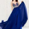 Formal Gowns Angela & Alison - 71012 Beaded Sweetheart Neck A-line Gown