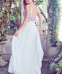 Angela & Alison - 71038 Sequined Sleeveless A Line Long Dress Formal Gowns 8 Angela & Alison - 71038 Sequined Sleeveless A Line Long Dress Formal Gowns