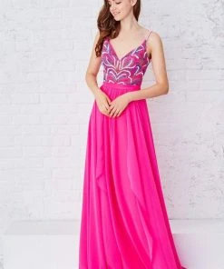 Angela & Alison - 71038 Sequined Sleeveless A Line Long Dress Formal Gowns 11 Angela & Alison - 71038 Sequined Sleeveless A Line Long Dress Formal Gowns