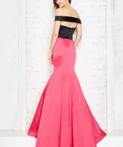 Angela & Alison - 71057 Pleated Off Shoulder Mermaid Dress Formal Gowns