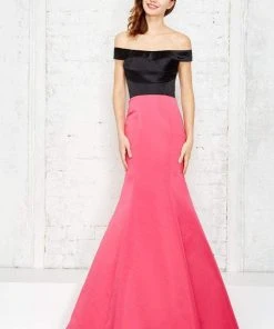 Angela & Alison - 71057 Pleated Off Shoulder Mermaid Dress Formal Gowns