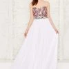 Angela & Alison - 71083 Embroidered Sweetheart A-line Dress