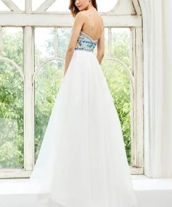 Angela & Alison - 71086 Beaded Chiffon Evening Gown