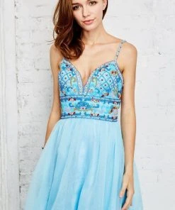 Angela & Alison - 71086 Beaded Chiffon Evening Gown