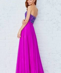 Formal Gowns Angela & Alison - 71120 Strapless Ornate Beaded Long Dress 11 Formal Gowns Angela & Alison - 71120 Strapless Ornate Beaded Long Dress