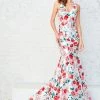 Angela & Alison - 71121 Sleeveless Floral Printed Long Dress Formal Gowns 1 Angela & Alison - 71121 Sleeveless Floral Printed Long Dress Formal Gowns