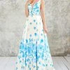 Formal Gowns Angela & Alison - 71127 Floral Print Evening Gown