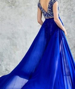 Formal Gowns Angela & Alison - 771049 Two Piece V-Neck Romper 11 Formal Gowns Angela & Alison - 771049 Two Piece V-Neck Romper