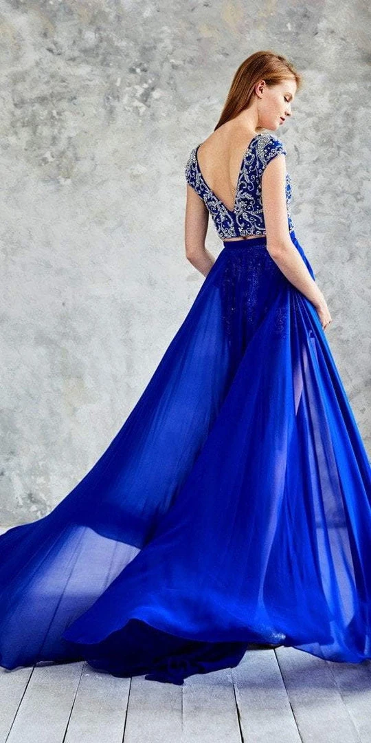 Formal Gowns Angela & Alison - 771049 Two Piece V-Neck Romper 5 Formal Gowns Angela & Alison - 771049 Two Piece V-Neck Romper