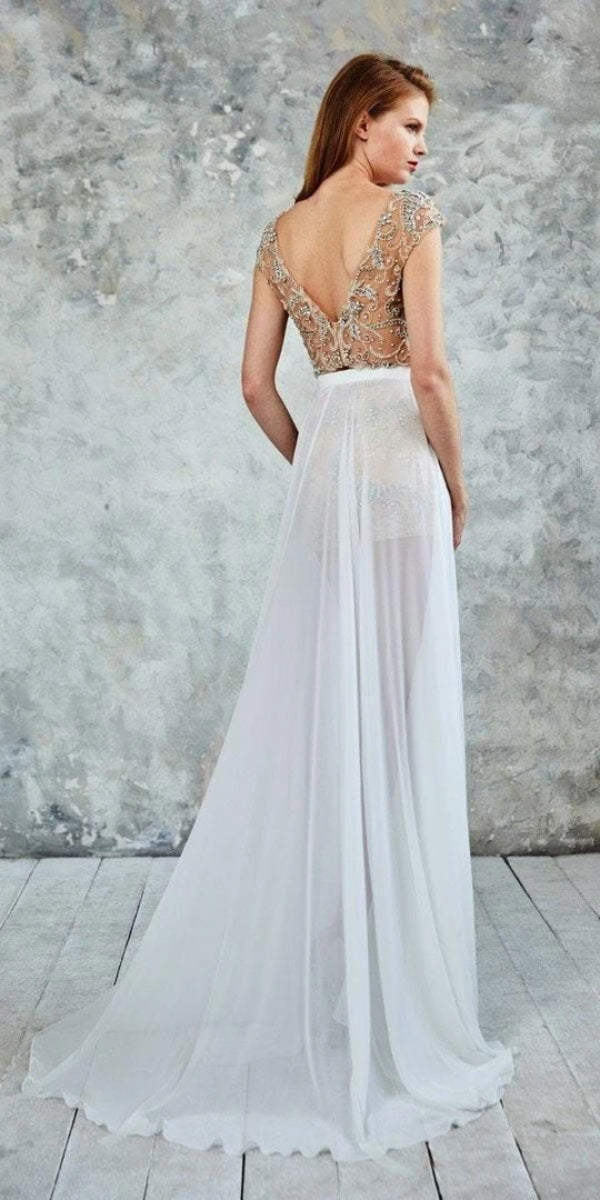 Formal Gowns Angela & Alison - 771049 Two Piece V-Neck Romper 9 Formal Gowns Angela & Alison - 771049 Two Piece V-Neck Romper