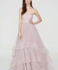 Angela & Alison - 81044 Strapless Tiered A-Line Evening Gown Formal Gowns 8 Angela & Alison - 81044 Strapless Tiered A-Line Evening Gown Formal Gowns