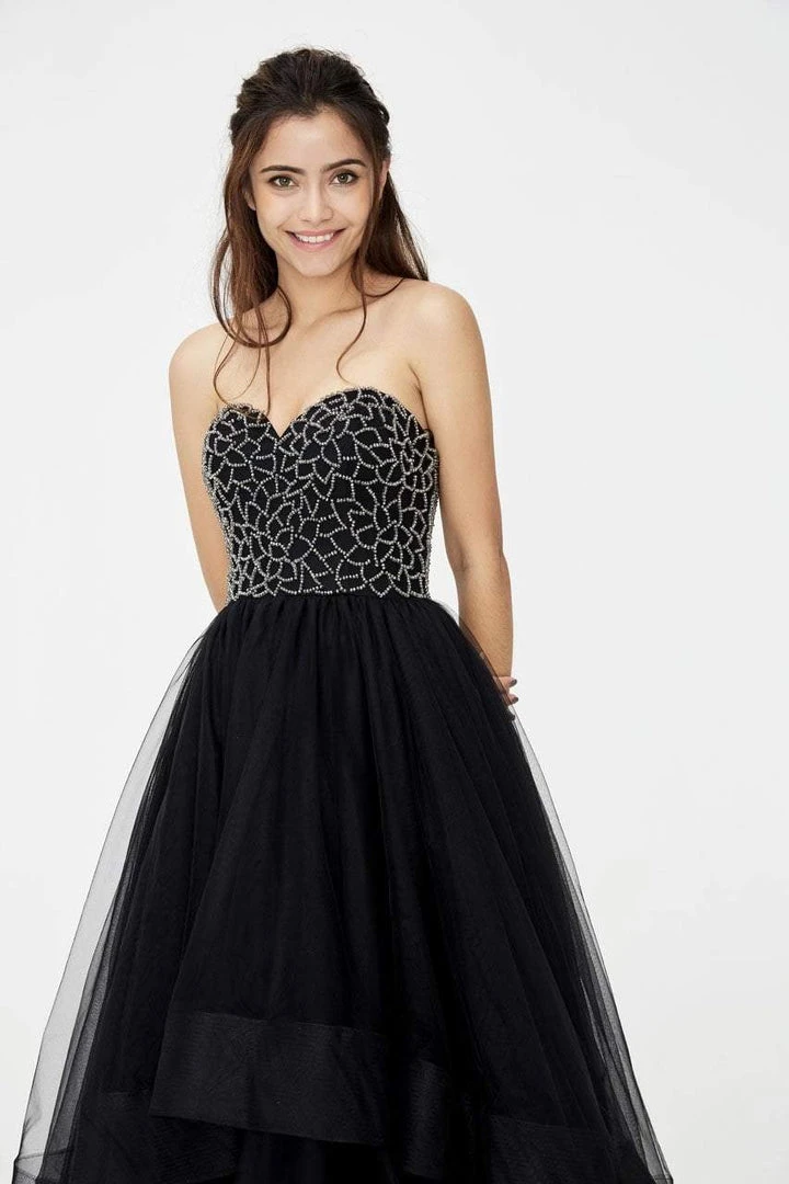 Angela & Alison - 81044 Strapless Tiered A-Line Evening Gown Formal Gowns 6 Angela & Alison - 81044 Strapless Tiered A-Line Evening Gown Formal Gowns