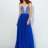 Formal Gowns Angela & Alison - 81053 Bedazzled Deep V-neck A-line Dress 2 Formal Gowns Angela & Alison - 81053 Bedazzled Deep V-neck A-line Dress