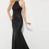 Formal Gowns Angela & Alison - 81058 Sequin Halter Sheath Dress 1 Formal Gowns Angela & Alison - 81058 Sequin Halter Sheath Dress