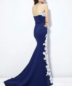Angela & Alison - 81096 Lace Sweetheart Trumpet Dress Formal Gowns 10 Angela & Alison - 81096 Lace Sweetheart Trumpet Dress Formal Gowns