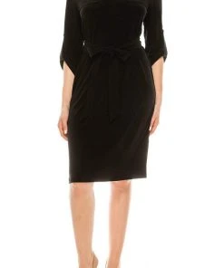 Cocktail Dresses Anne Klein - 10799116 Collared Formal Midi Dress