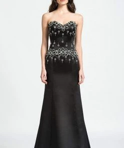 Ashley Lauren - 1009 Rhinestone Beaded Sweetheart Trumpet Dress Formal Gowns