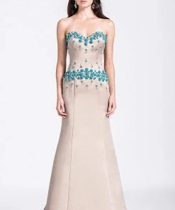 Ashley Lauren - 1009 Rhinestone Beaded Sweetheart Trumpet Dress Formal Gowns