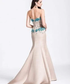 Ashley Lauren - 1009 Rhinestone Beaded Sweetheart Trumpet Dress Formal Gowns