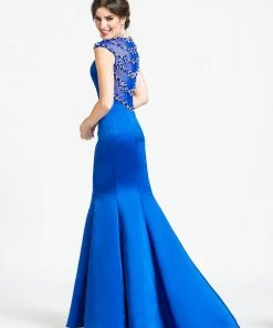 Ashley Lauren - 1043 Beaded Mermaid Evening Dress Formal Gowns