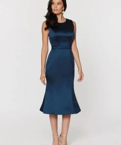 Ashley Lauren - 1205 Tea Length Evening Dress Cocktail Dresses