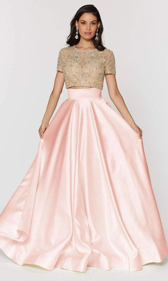 Ashley Lauren - 1251 Beaded Two Piece Ball Gown 7 Ashley Lauren - 1251 Beaded Two Piece Ball Gown