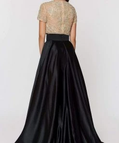 Ashley Lauren - 1251 Beaded Two Piece Ball Gown 12 Ashley Lauren - 1251 Beaded Two Piece Ball Gown