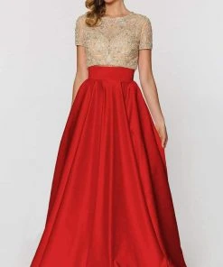 Ashley Lauren - 1251 Beaded Two Piece Ball Gown 13 Ashley Lauren - 1251 Beaded Two Piece Ball Gown