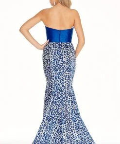 Ashley Lauren - 1267 Leopard Print Evening Dress Formal Gowns