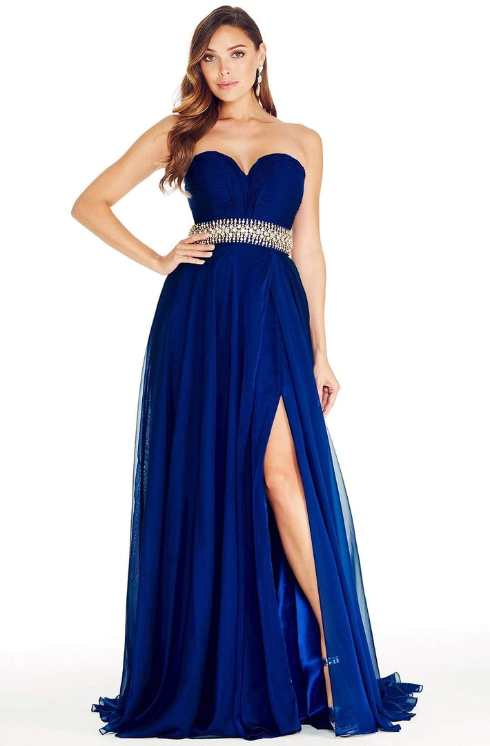 Formal Gowns Ashley Lauren - 1324 Pleated Chiffon Evening Dress 3 Formal Gowns Ashley Lauren - 1324 Pleated Chiffon Evening Dress