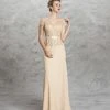 Formal Gowns Aspeed Design Beaded Sheer Peplum Long Sheath Dress L1473