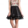 Aspeed Design - Embroidered A-Line Homecoming Dress S1922 - 1 Pc Black In Size XXS Available Cocktail Dresses