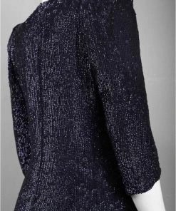 Basix - D5301L Puff Sleeve Plunging Surplice Sheath Gown Formal Gowns 17 Basix - D5301L Puff Sleeve Plunging Surplice Sheath Gown Formal Gowns