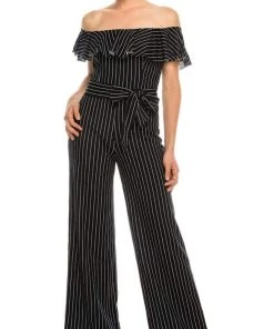 Bebe - 701351 Off-Shoulder Jumpsuit