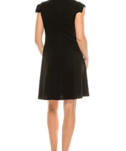 Bebe - 701588 Cowl Neck Cap Sleeve Dress Cocktail Dresses 7 Bebe - 701588 Cowl Neck Cap Sleeve Dress Cocktail Dresses