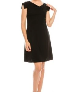 Bebe - 701588 Cowl Neck Cap Sleeve Dress Cocktail Dresses 8 Bebe - 701588 Cowl Neck Cap Sleeve Dress Cocktail Dresses